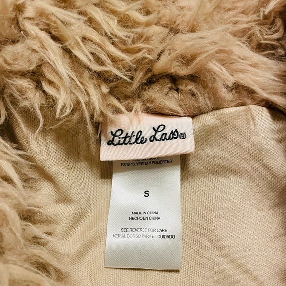 Little Lass Faux Fur Jacket - Picture 2 of 2